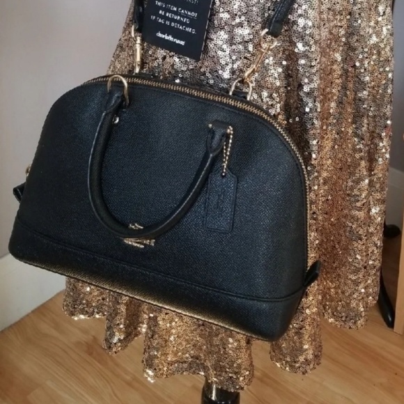 Black Coach Purse - Picture 1 of 8